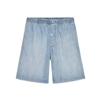 ZARA Trf Denim Shorts Women's Light Blue