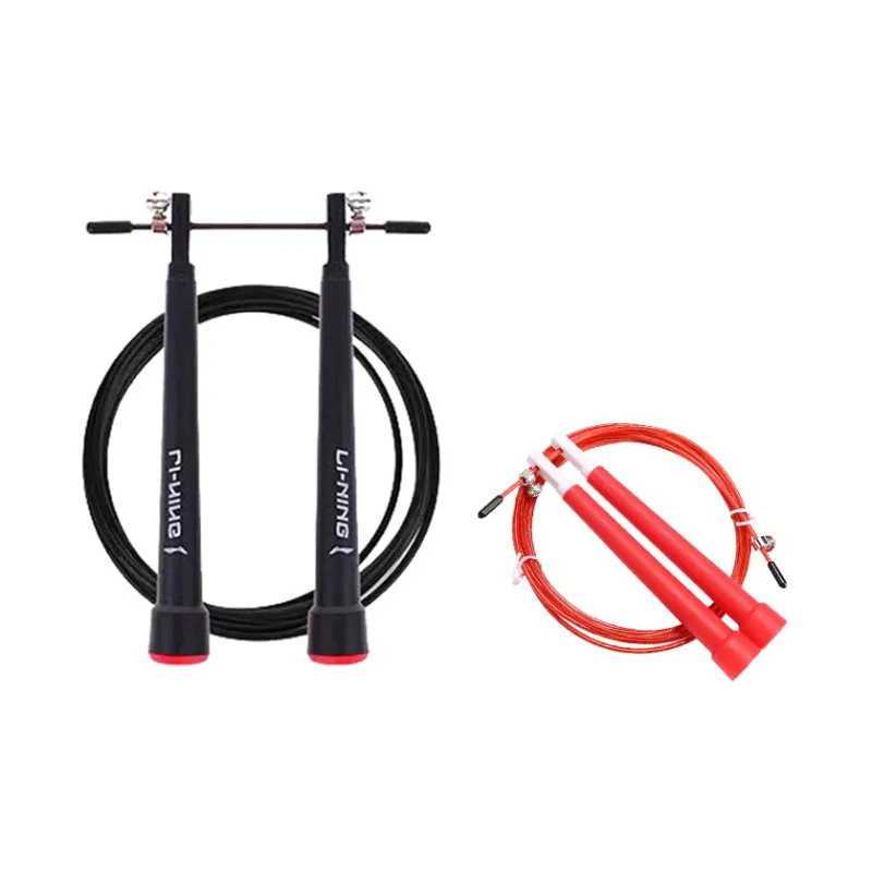 LiNing Professional Racing Non Countable Jump Ropes Adults Steel Wire+PVC Rope+PP Controller Cord Length 3m-4