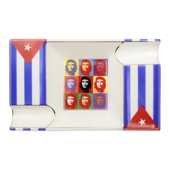 GUEVARA Ashtrays Office Living Room Ornament Ashtray, Color Printing