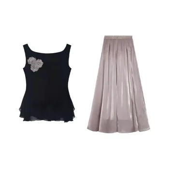 AFGGD Two Piece Skirt Sets Women's