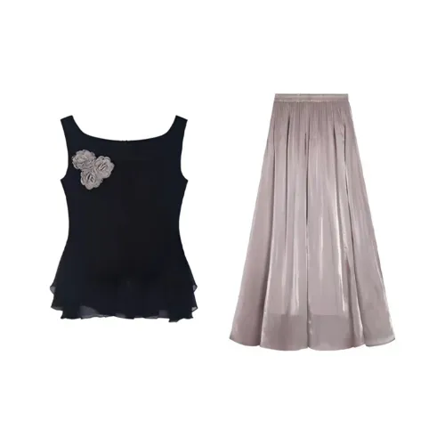 AFGGD Two Piece Skirt Sets Women's