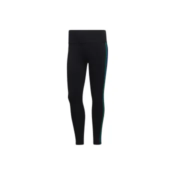 Adidas Pride BT 3 Stripes Tights Black Sports Pants Women's Black
