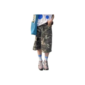 7 SEVFUN Denim Shorts Women's Camouflage