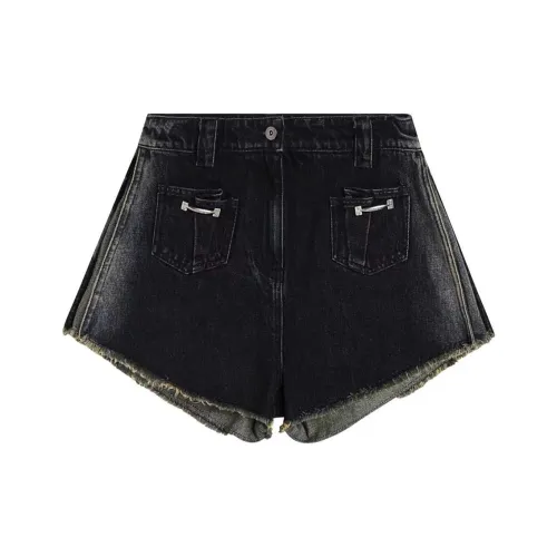 YJ1NGZYZJ Denim Shorts Women's Gradient
