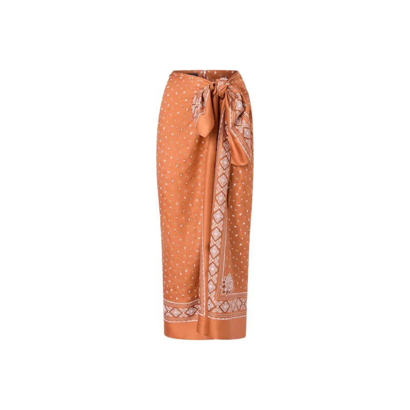 PINKO Bandana print Skirt-0