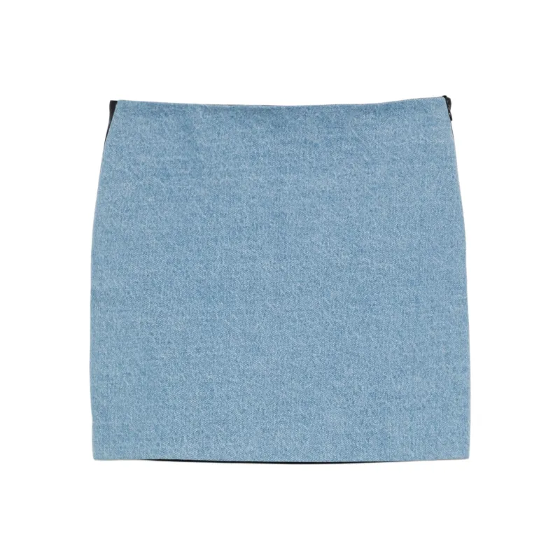 NANUSHKA Denim Mini Skirt-0