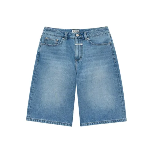 MARITHE FRANCOIS GIRBAUD SS25 Denim Shorts Women's Light Blue