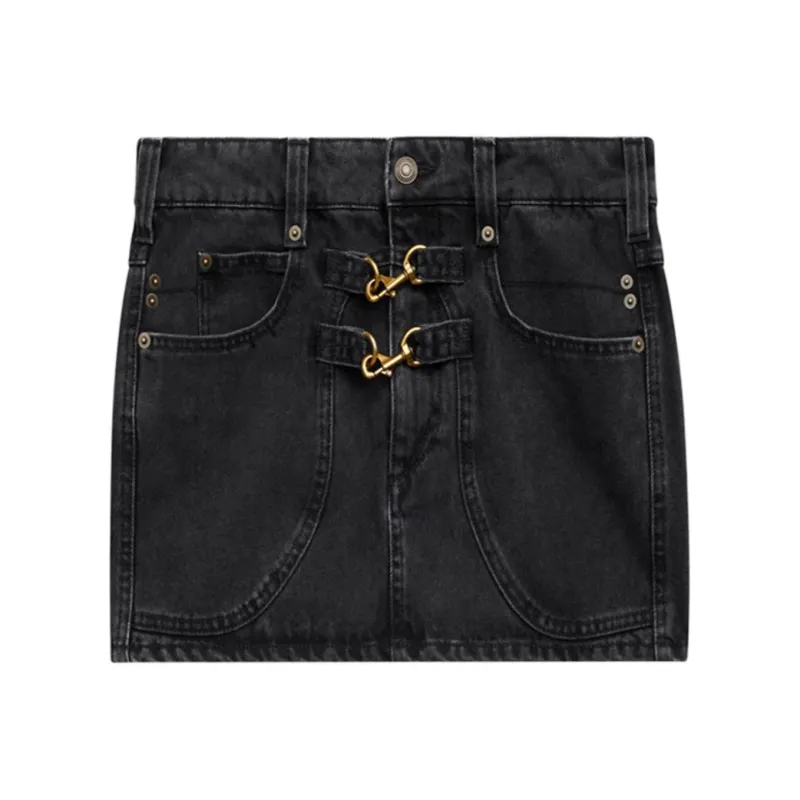 ISABEL MARANT Paulina Denim Mini Skirt-0