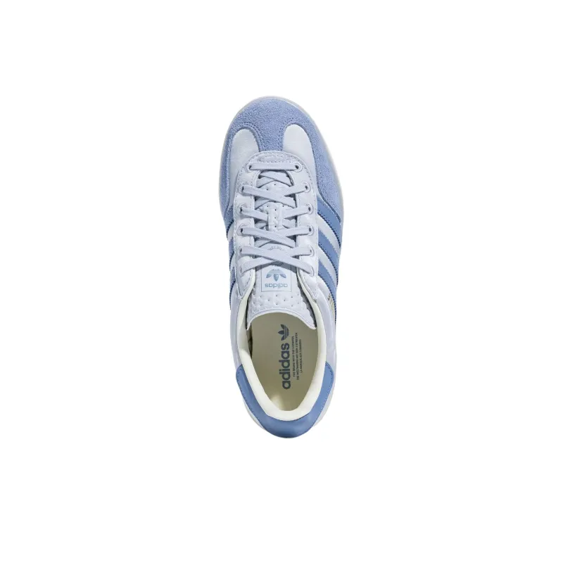 Adidas Originals GAZELLE INDOOR Anti Slip Wear Resistant Low Top Skateboard Shoes Women's Blue-4