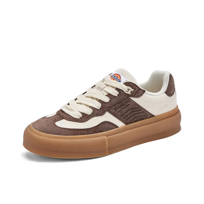 Dickies Low Top Skateboard Shoes Men's Beige Coffee-1