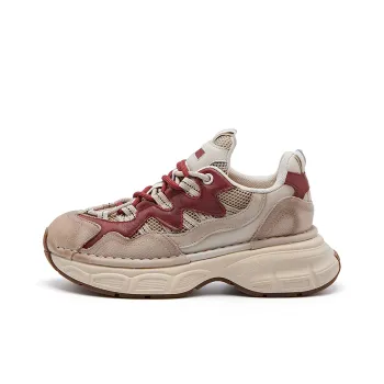 BURGELY Lightweight Low Top Chunky Sneakers Women's