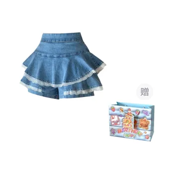 Gentle Welcome Denim Shorts Women's Blue