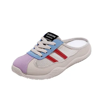 ZULISHI Rubber Sole Slip Resistant Closed Toe Slippers Women's