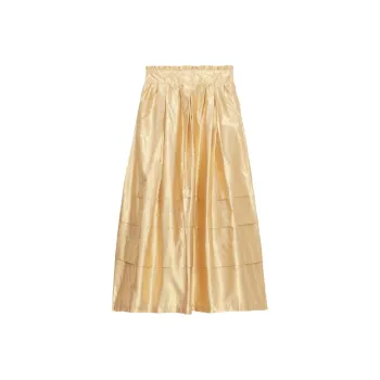 INES DE LA FRESSANGE Casual Long Skirt Women's Gold