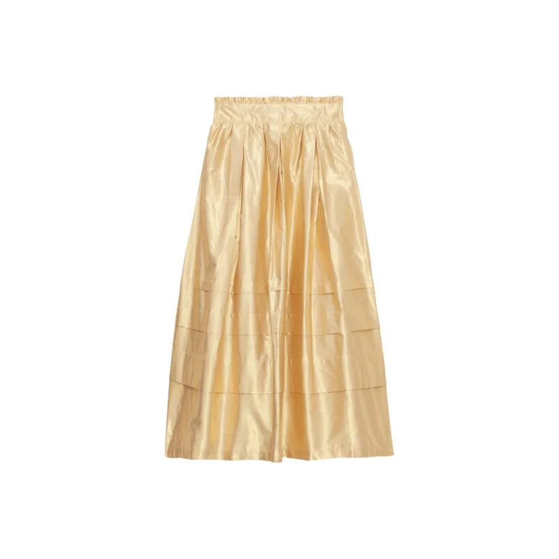 INES DE LA FRESSANGE Casual Long Skirt Women's Gold-0
