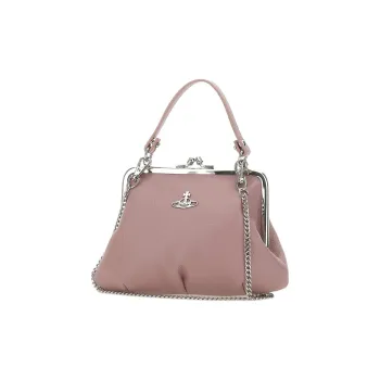 Vivienne Westwood Granny Frame Polyurethane Shoulder Bag, Crossbody Bag, Handbag Women's Pink