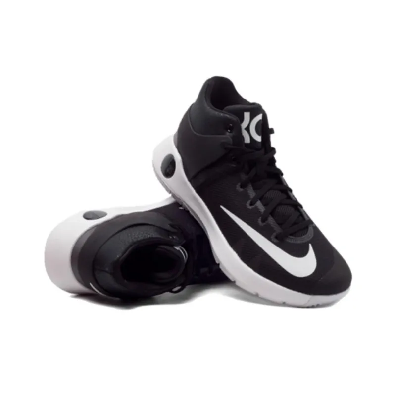 Nike KD Trey 5 IV Anti Slip Wear Resistant Mid Top Basketball Shoes Men's Black White-2
