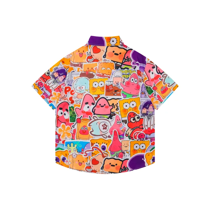 PEIMENG Shirts Unisex Orange-1