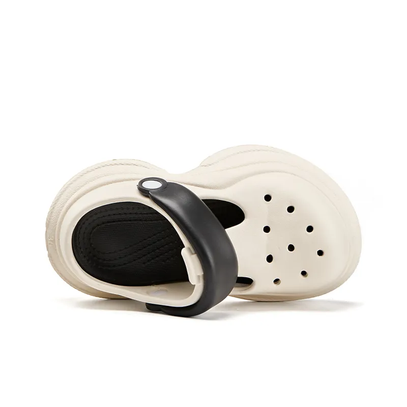 La Chapelle Clogs Women's White-5