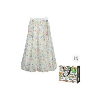 ZVJH Casual Long Skirts Women's Multicolor