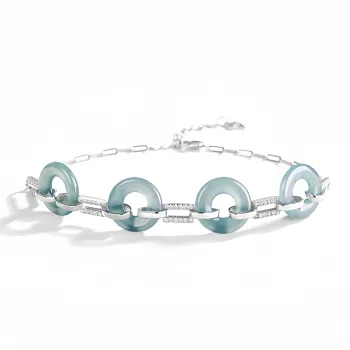 Noritake Ice Glutinous Jadeite Bracelets Women's