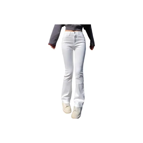 BENGEN Jeans Women's White