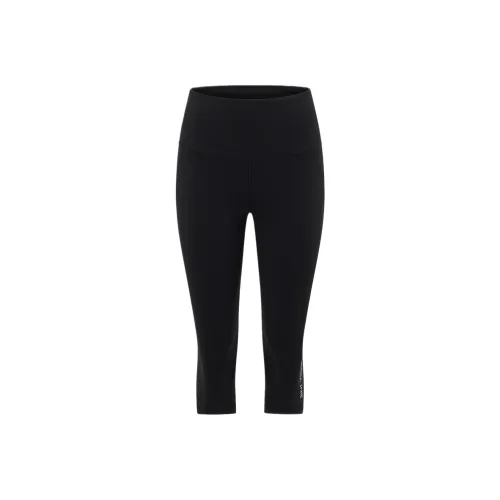 LORNA JANE Lotus No Chafe 3/4 Athletic Trousers Women's Black