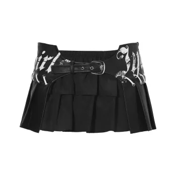 JYOSEI Leather Short Skirts Women's