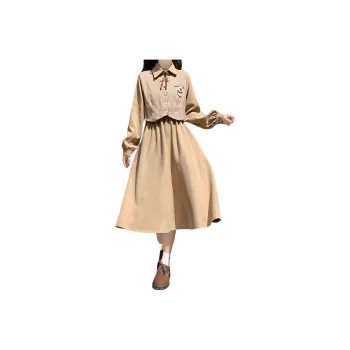 XIANSINIAO Long Sleeved Dress Women's