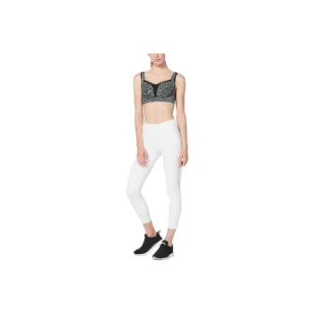 Lululemon Ta Ta Tamer III Sports Underwear Women's Black White Mixed Color