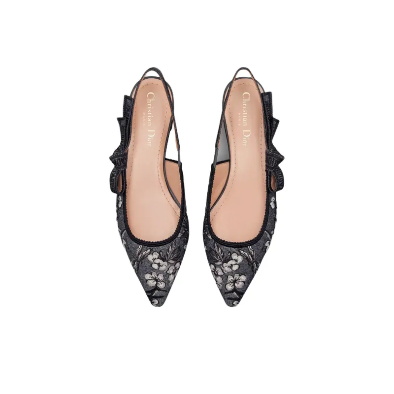 DIOR J'Adior Casual Single Shoes Women's Black-2
