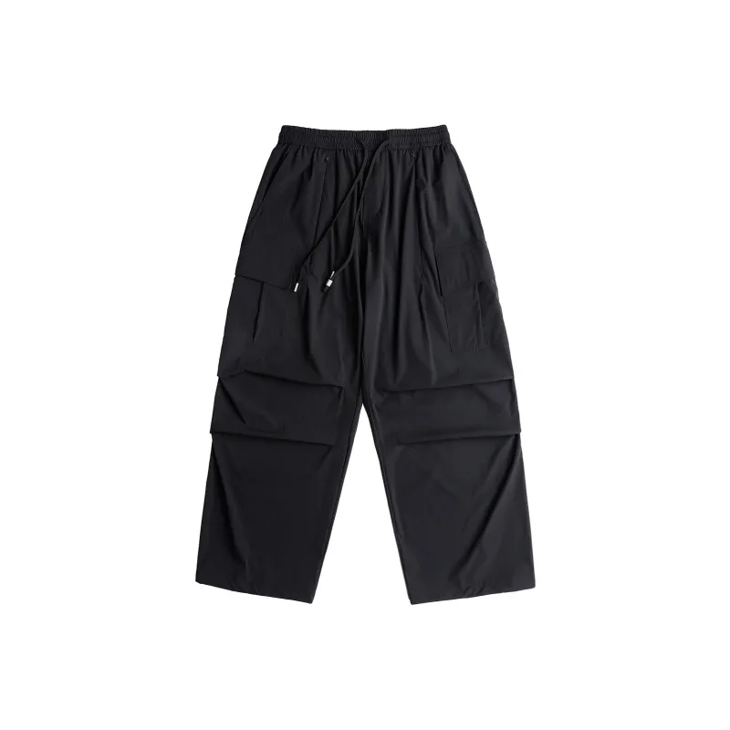 AOGZ Cargo Pants Unisex Black-0