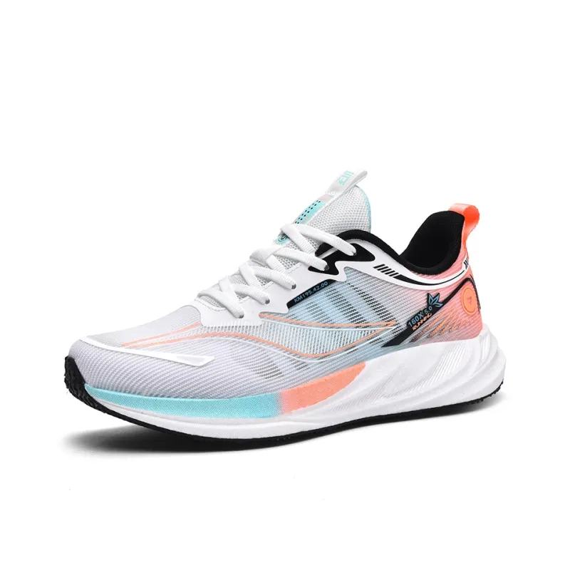 VanCamel Running Shoes Unisex Low Top White/Orange/White/Gray/Light Gray/Teal/Pink/Purple-1