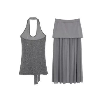 COVER TIME Two Piece Skirt Sets Women's