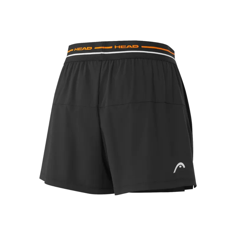 HEAD Sports Shorts Women's Black Solid Color-0