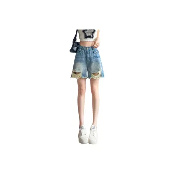 SITOL Denim Shorts Women's Blue