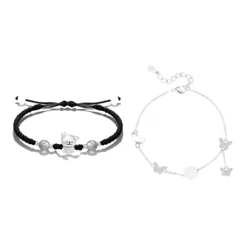 WINGSTOP Fabric Rope Bracelets Women's