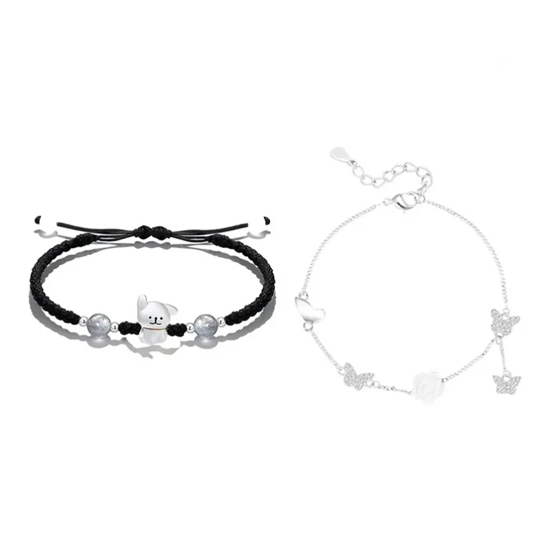 WINGSTOP Fabric Rope Bracelets Women's-0