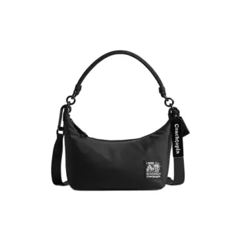 Coachtopia Loop Recycled PET Plastic Shoulder Bag, Crossbody Bag, Handbag Large Size Unisex Black