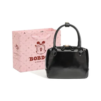 BOBDOG PU Handbag Small Size Women's Black/Coffee/Red
