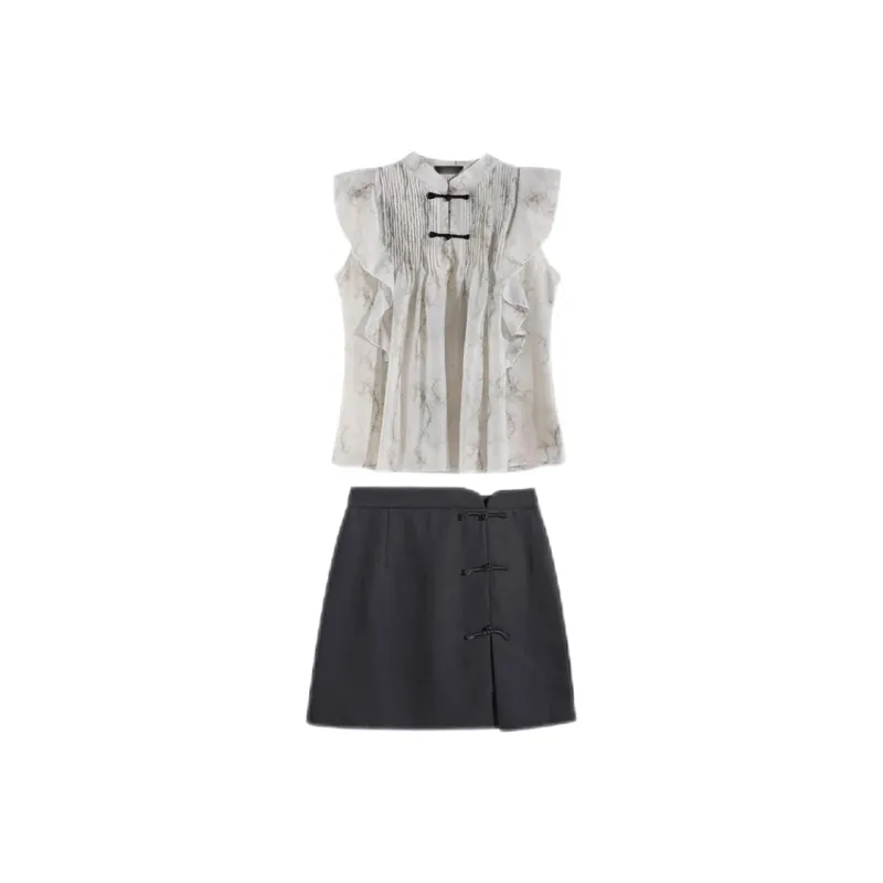 ABBY GODDESS Two Piece Skirt Sets Women's-0