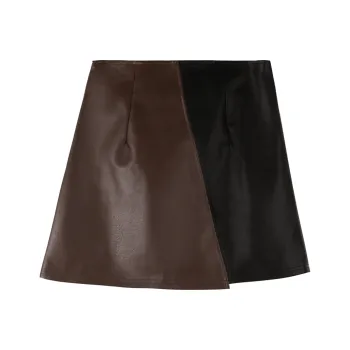 Migu Leather Short Skirts Women's