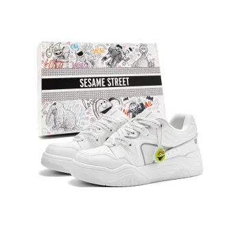 SESAME STREET Height Increasing Balance Impact Resistance Lightweight Breathable Slip Resistant Skateboard Shoes Unisex