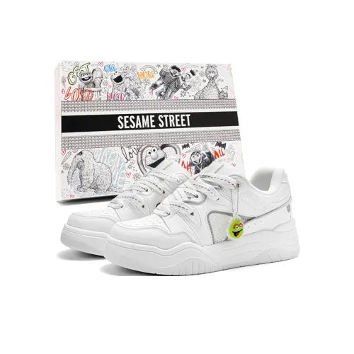 SESAME STREET Height Increasing Balance Impact Resistance Lightweight Breathable Slip Resistant Skateboard Shoes Unisex