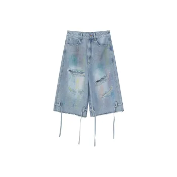 Sofitte Denim Capri Pants Women's Blue