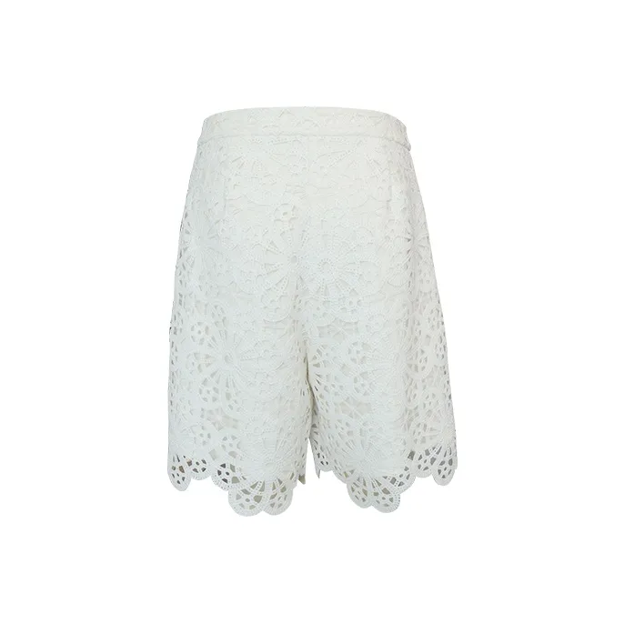 SIQIZ Casual Shorts Women's White-1