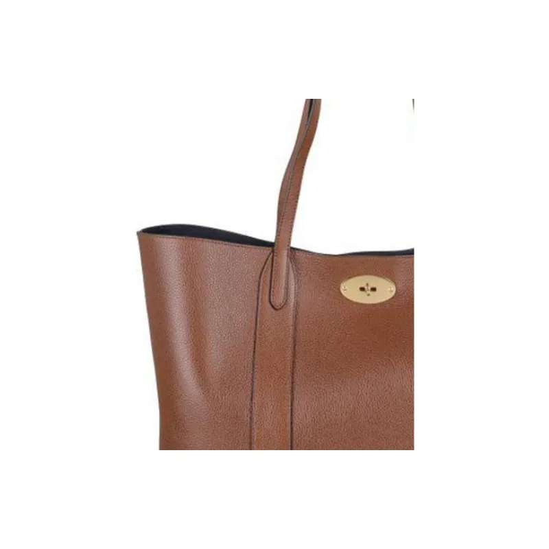 Mulberry Bayswater Pailen Fiber Tote Bag Shopping Bag Handbag Shoulder Bag Women's Oak-3