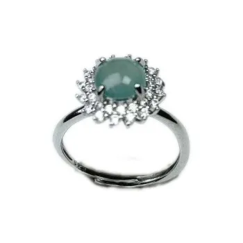 PUPAN Ice Glutinous Jadeite Rings Women's