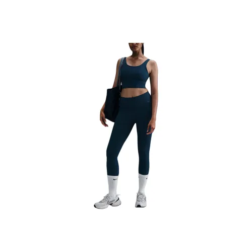 Nike Zenvy Rib Women's Light Support Padded Longline Sports Bra