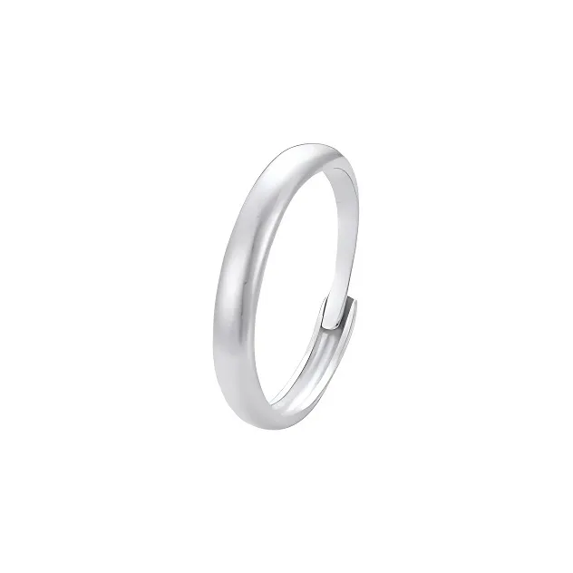 Old Qingyun Silver Building 999 Fine Silver Rings Unisex-0